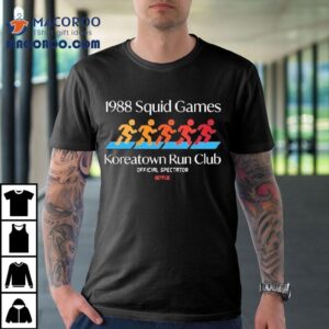 Squid Game X Krc Koreatown Run Club Netflix Tshirt