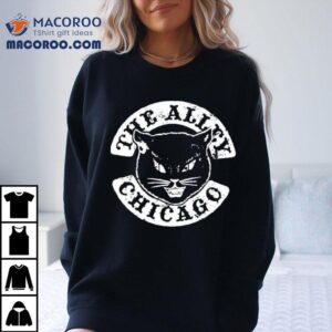 The Alley Chicago Black Cat Logo Shirt