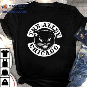 The Alley Chicago Black Cat Logo Shirt