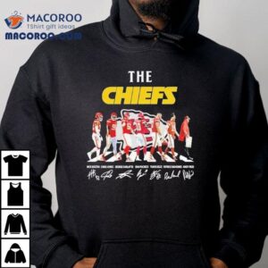 The Kansas City Chiefs Nick Bolton Chris Jones George Karlaftis Isiah Pacheco Travis Kelce Patrick Mahomes Andy Reid Signatures Tshirt