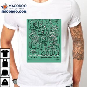 The Ten One Band Peruvian Lodge Alta Ut January 5th 2025 Concert Shirt 2 The Ten One Band Peruvian Lodge Alta Ut January Th Concer Tshirt