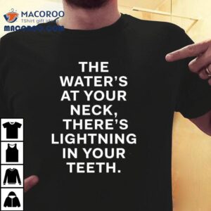 Tv On The Radio The Water’s At Your Neck There’s Lighting In Your Th Shirt