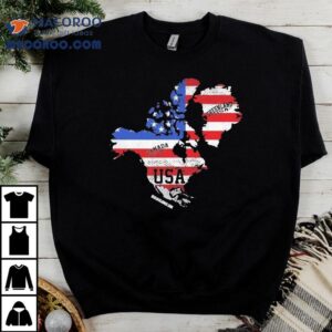 Updated Map Of America Shirt