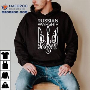 Vanessa Fella Russian Warship Go Fuck Yourself Coat Of Arms Tshirt