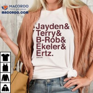 Washington Ampersand Stars Jayden Terry B-rob Ekeler Ertz Shirt