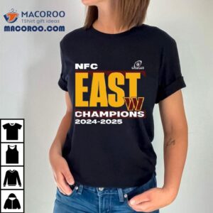 Washington Commanders Nfc National Football Conference East Champions Tshirt