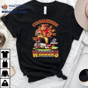 Washington Commanders Nfc Wild Card Playoffs 2025 Winners Shirt