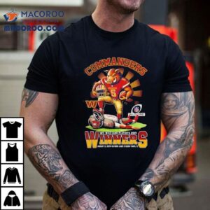 Washington Commanders Nfc Wild Card Playoffs Winners Tshirt