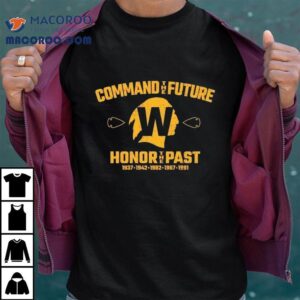 Washington Commanders Redskins Command The Future Honor The Past Shirt