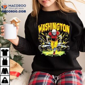 Washington Commanders Skeleton Football Player Shirt