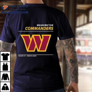 Washington Commanders Stadium Site Landover Est Tshirt