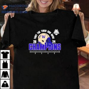 Washington Huskies Tony The Tiger Sun Bowl Champions Tshirt