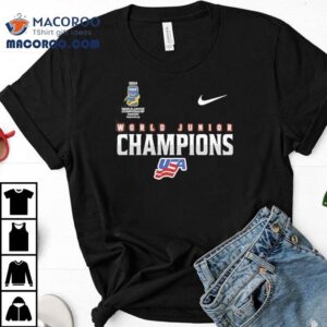World Junior Champions Usa Hockey Tshirt