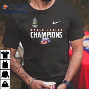 World Junior Champions Usa Hockey Tshirt
