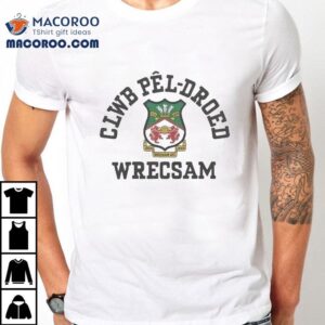Wrecsam Clwb Pel Droed Wrecsam Afc Crest Tshirt