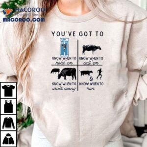 You’ve Got To Know When To Hold ’em Know When To Cull ’em Know When To Walk Away Shirt
