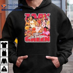 Zaay Green Alabama Crimson Tide Basketball Vintage Shirt