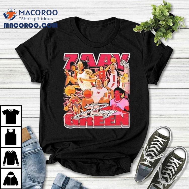 Zaay Green Alabama Crimson Tide Basketball Vintage Shirt Zaay Green Alabama Crimson Tide Basketball Vintage Shirt