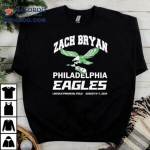 Zach Bryan Philadelphia Eagles Lincoln Financial Field August 6 + 7 Shirt