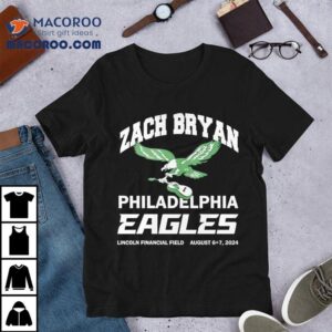 Zach Bryan Philadelphia Eagles Lincoln Financial Field August 6 + 7 Shirt 3 Zach Bryan Philadelphia Eagles Lincoln Financial Field August Tshirt