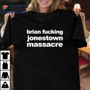Anton Newcombe Brian Fucking Jonestown Massacre Tshirt