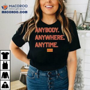 Anybody Anywhere Anytime Washington Commanders Football Shirt 2 Anybody Anywhere Anytime Washington Commanders Football Tshirt