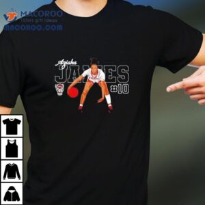 Aziaha James Nc State Wolfpack Women’s Basketball Caricature Shirt