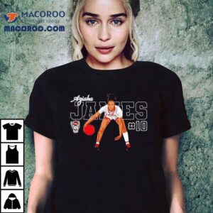 Aziaha James Nc State Wolfpack Women S Basketball Caricature Tshirt