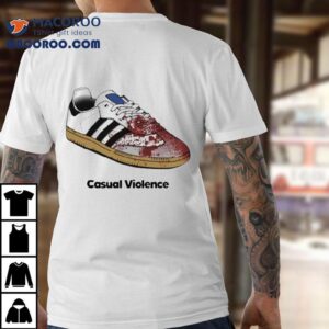 Conservative Military Image Casual Violence Usa Bloody Samba Tshirt