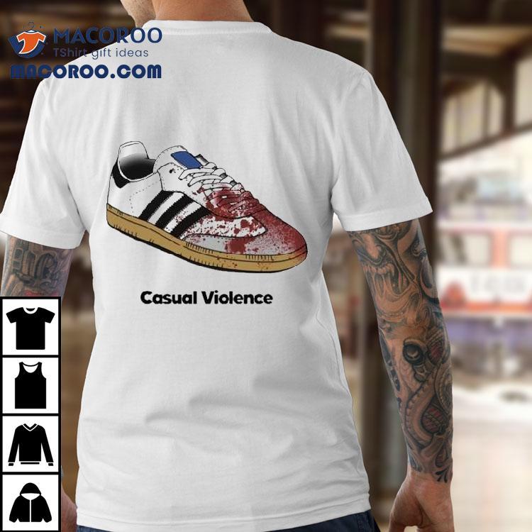 Conservative Military Image Casual Violence Usa Bloody Samba Shirt Conservative Military Image Casual Violence Usa Bloody Samba Shirt