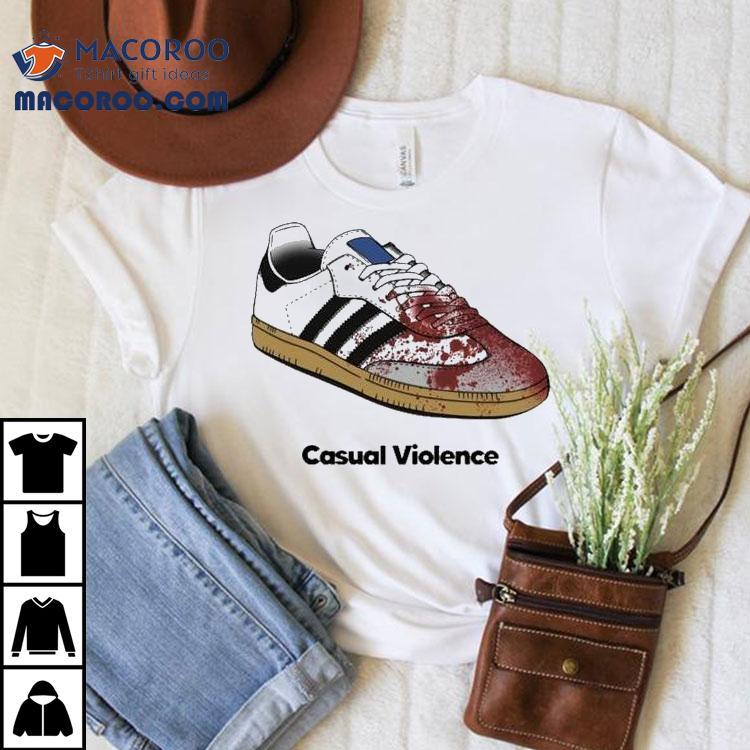 Conservative Military Image Casual Violence Usa Bloody Samba Shirt Conservative Military Image Casual Violence Usa Bloody Samba Shirt