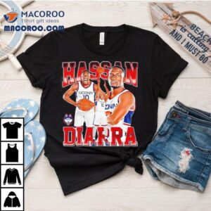 Hassan Diarra 10 Uconn Huskies Men's Basketball Shirt 2 Hassan Diarra Uconn Huskies Men S Basketball Tshirt