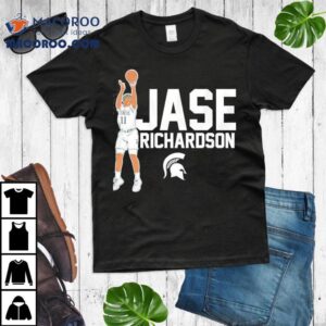 Jase Richardson Michigan State Spartans Men's Basketball Shirt 1 Jase Richardson Michigan State Spartans Men S Basketball Tshirt