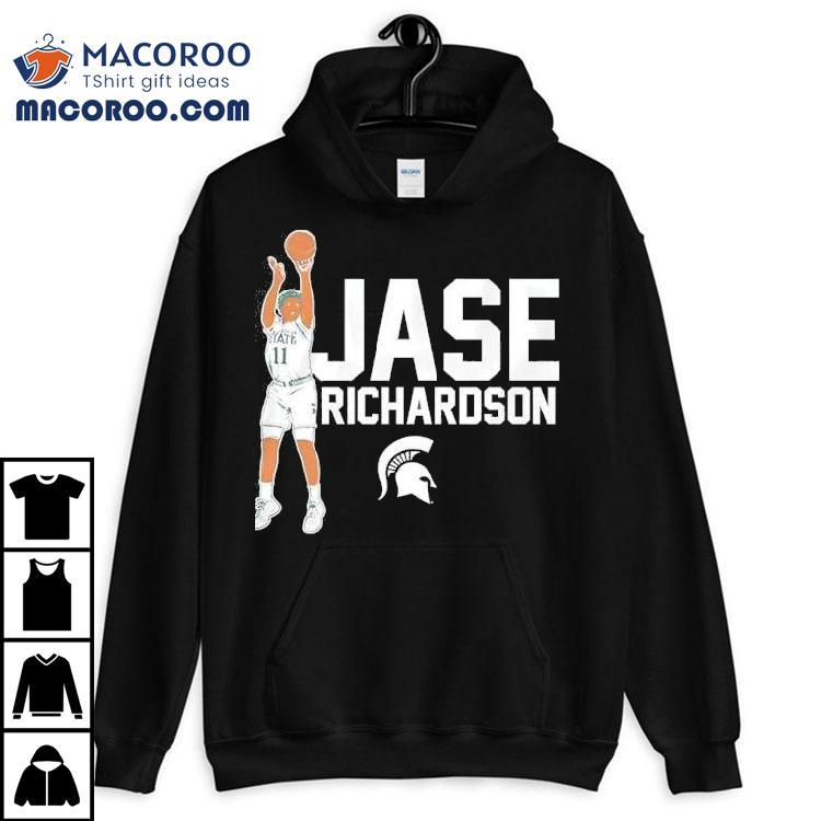Jase Richardson Michigan State Spartans Men’s Basketball Shirt Jase Richardson Michigan State Spartans Men’s Basketball Shirt