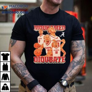 Mouhamed Dioubate Alabama Crimson Tide Men S Basketball Tshirt