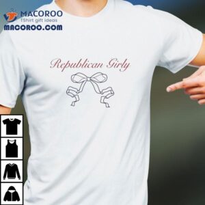 Republican Girly Bow Tshirt