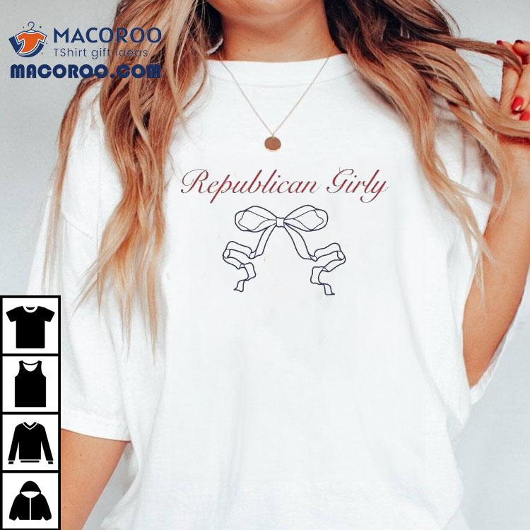 Republican Girly Bow Shirt Republican Girly Bow Shirt