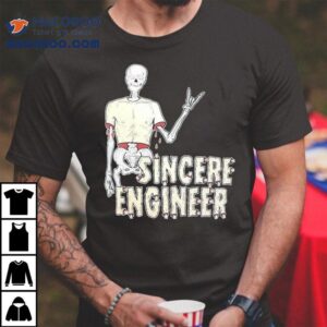Sincere Engineer Skin Skeleton Shirt 2 Sincere Engineer Skin Skeleton Tshirt