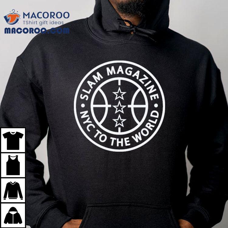 Slam Magazine Nyc To The World Baseline Circle Shirt Slam Magazine Nyc To The World Baseline Circle Shirt