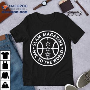 Slam Magazine Nyc To The World Baseline Circle Shirt 3 Slam Magazine Nyc To The World Baseline Circle Tshirt