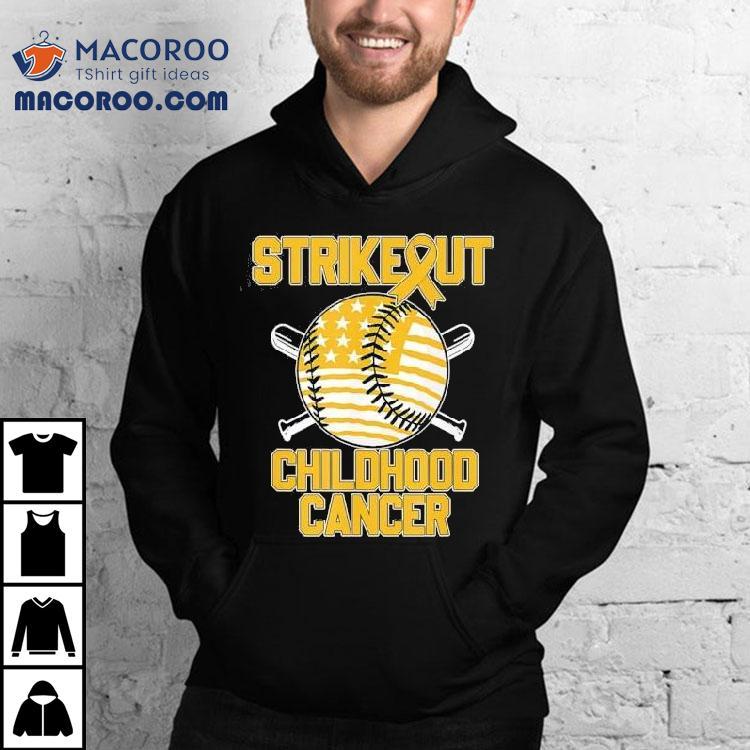 Strikeout Childhood Cancer Baseball Shirt Strikeout Childhood Cancer Baseball Shirt