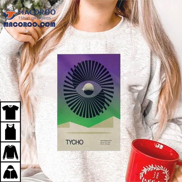 Tycho Detroit, Michigan January 23, 2025 Saint Andrew’s Hall Shirt Tycho Detroit, Michigan January 23, 2025 Saint Andrew’s Hall Shirt
