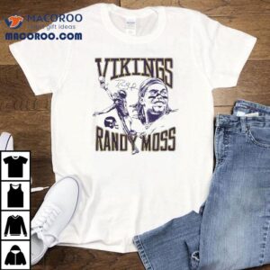Vikings Randy Moss Signature Portrait Shirt