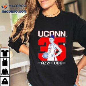 Vintage Azzi Fudd 35 Uconn Huskies Men’s Basketball Shirt