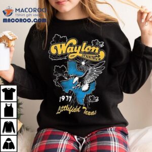 Waylon Jennings Daydreamer Littlefield Texas 1977 Shirt