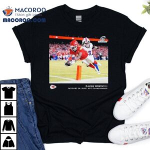 Xavier Worthy Kansas City Chiefs Playoffs Nfl Flash Features Afc Championship Shirt