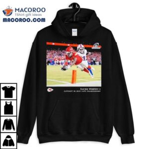 Xavier Worthy Kansas City Chiefs Playoffs Nfl Flash Features Afc Championship Shirt