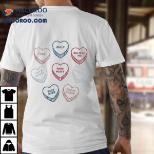Yuge Bigly Believe Me Law And Order Fake News Winning Best Ever Great Again Sweethearts Tshirt