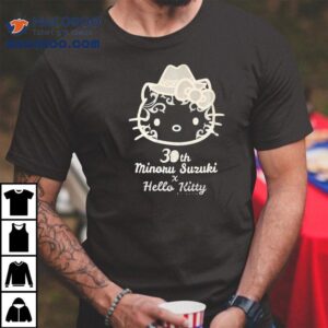 30th Minoru Suzuki X Hello Kitty Shirt
