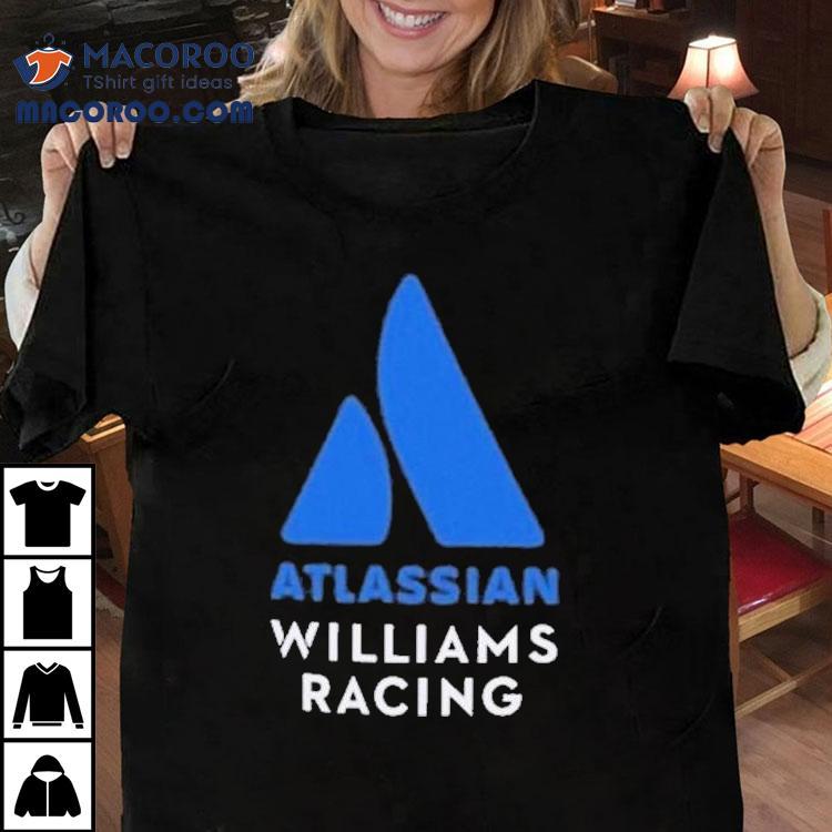 Atlassian Williams F1 Racing Stacked Logo Shirts Atlassian Williams F1 Racing Stacked Logo Shirts